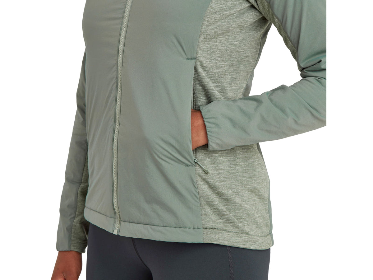 Montane Fireball Lite Hoodie - Womens Eucalyptus Medium