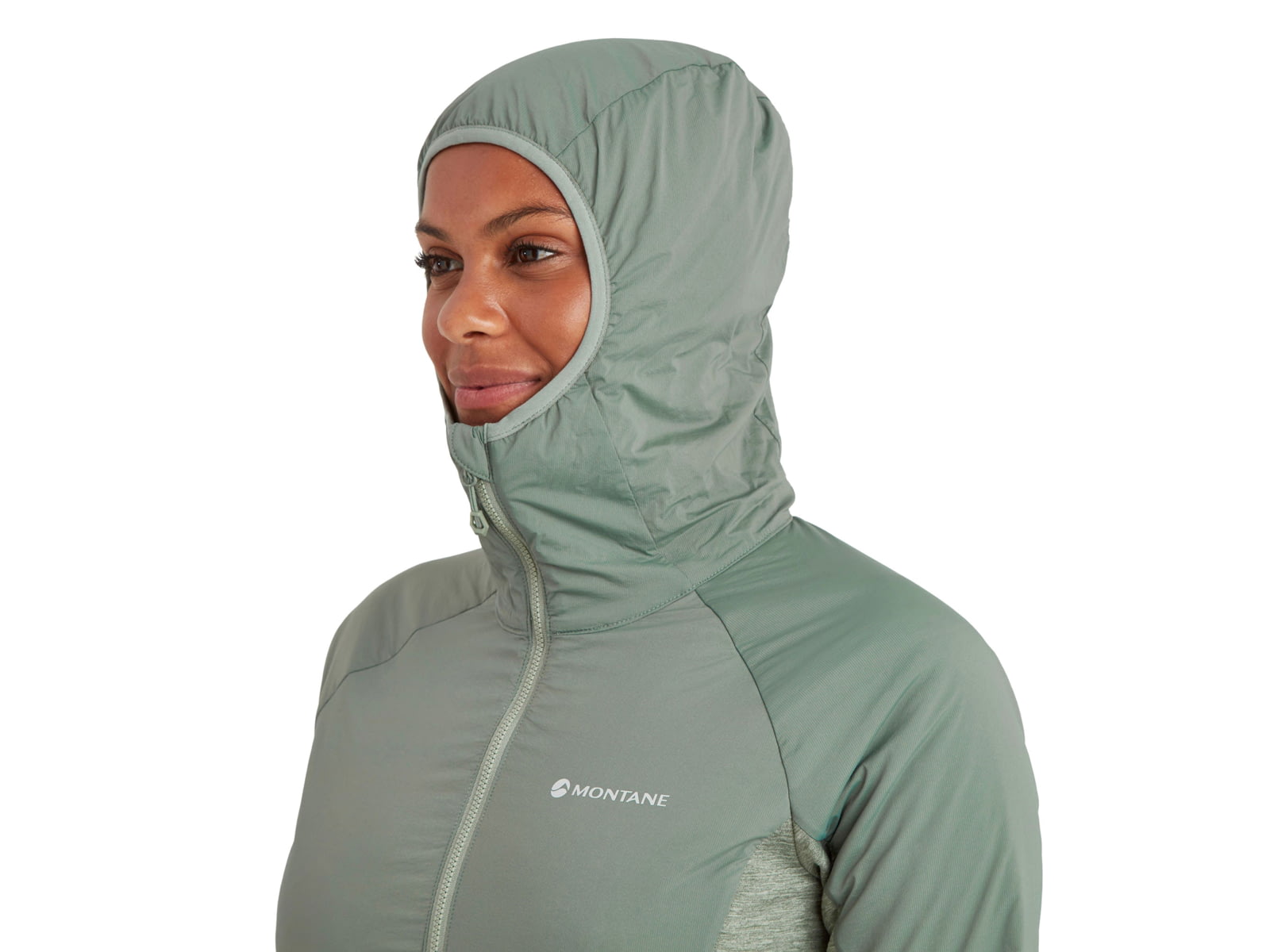 Montane Fireball Lite Hoodie - Womens Eucalyptus Medium
