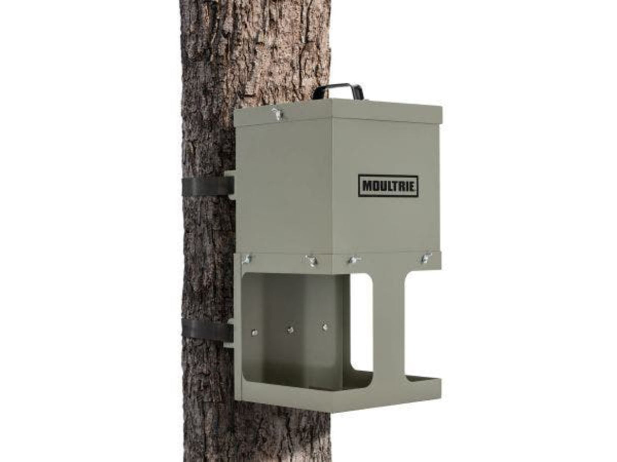 Moultrie Feeders Block Feeder Gray MFG-15118