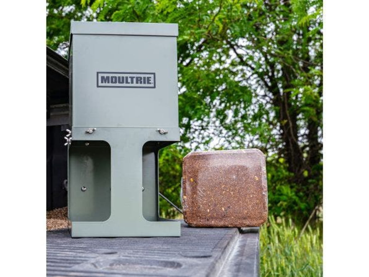 Moultrie Feeders Block Feeder Gray MFG-15118