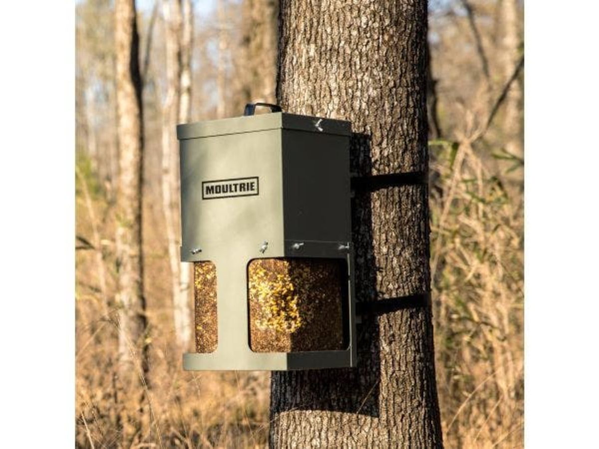 Moultrie Feeders Block Feeder Gray MFG-15118