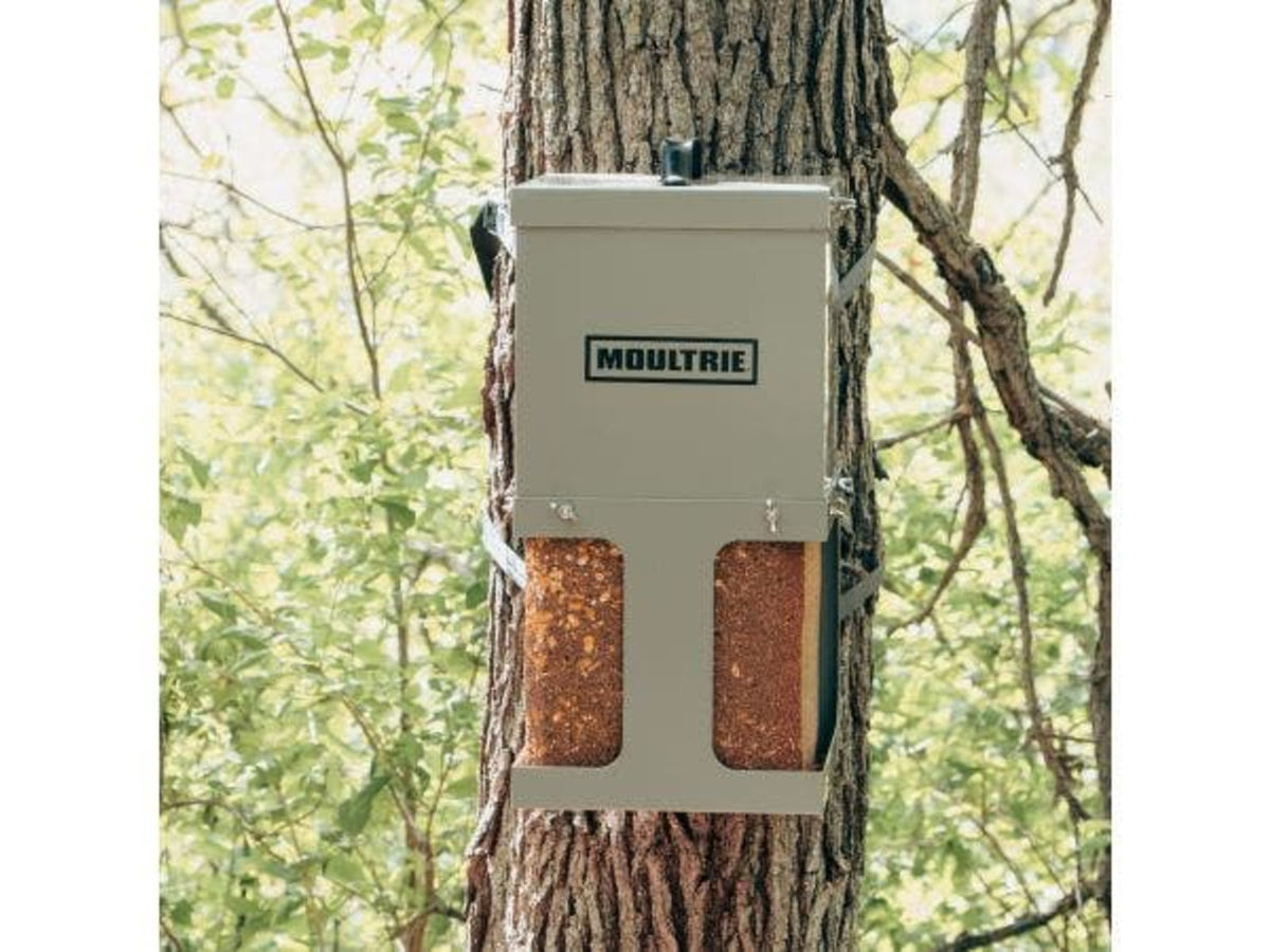 Moultrie Feeders Block Feeder Gray MFG-15118