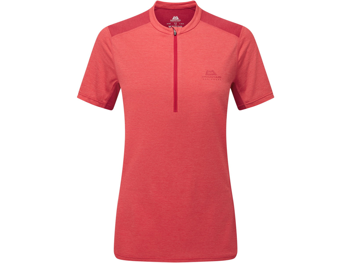 Mountain Equipment Nava Short Sleeve Zip T - Womens