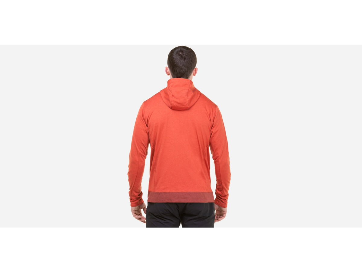 Mountain Equipment Oracool Hooded Jacket - Mens Red Rock/Fired Brick Small 01799Red/FirBrickS