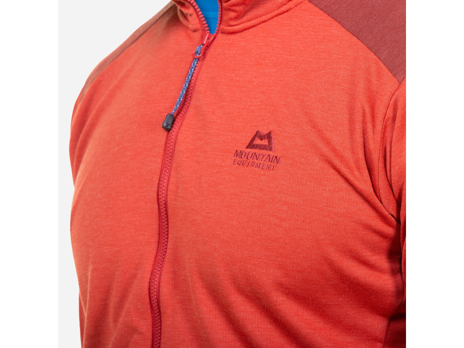 Mountain Equipment Oracool Hooded Jacket - Mens Red Rock/Fired Brick Small 01799Red/FirBrickS