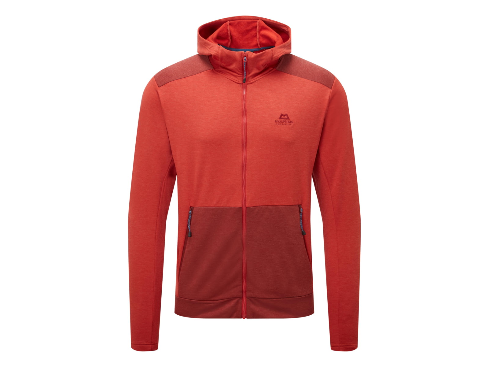 Mountain Equipment Oracool Hooded Jacket - Mens Red Rock/Fired Brick Small 01799Red/FirBrickS