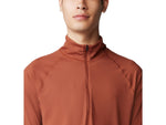 Mountain Hardwear Butter Up Half Zip Top - Men's Iron Oxide Large