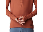 Mountain Hardwear Butter Up Half Zip Top - Men's Iron Oxide Large