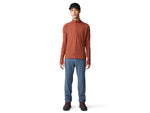 Mountain Hardwear Butter Up Half Zip Top - Men's Iron Oxide Large