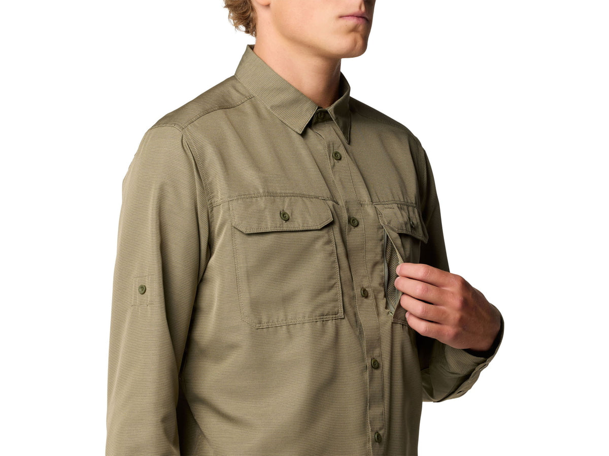 Mountain Hardwear Canyon Long Sleeve Shirt - Men's Stone Green XXL