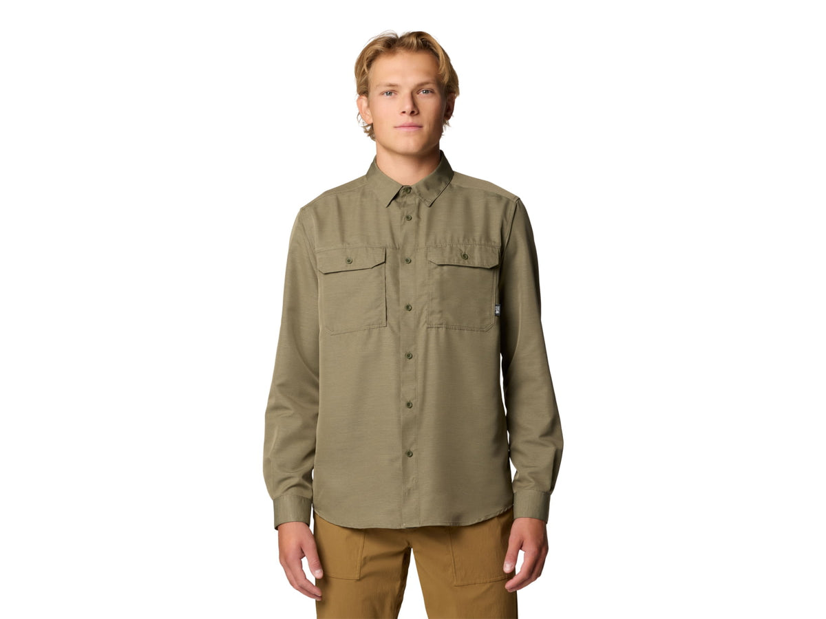 Mountain Hardwear Canyon Long Sleeve Shirt - Men's Stone Green XXL