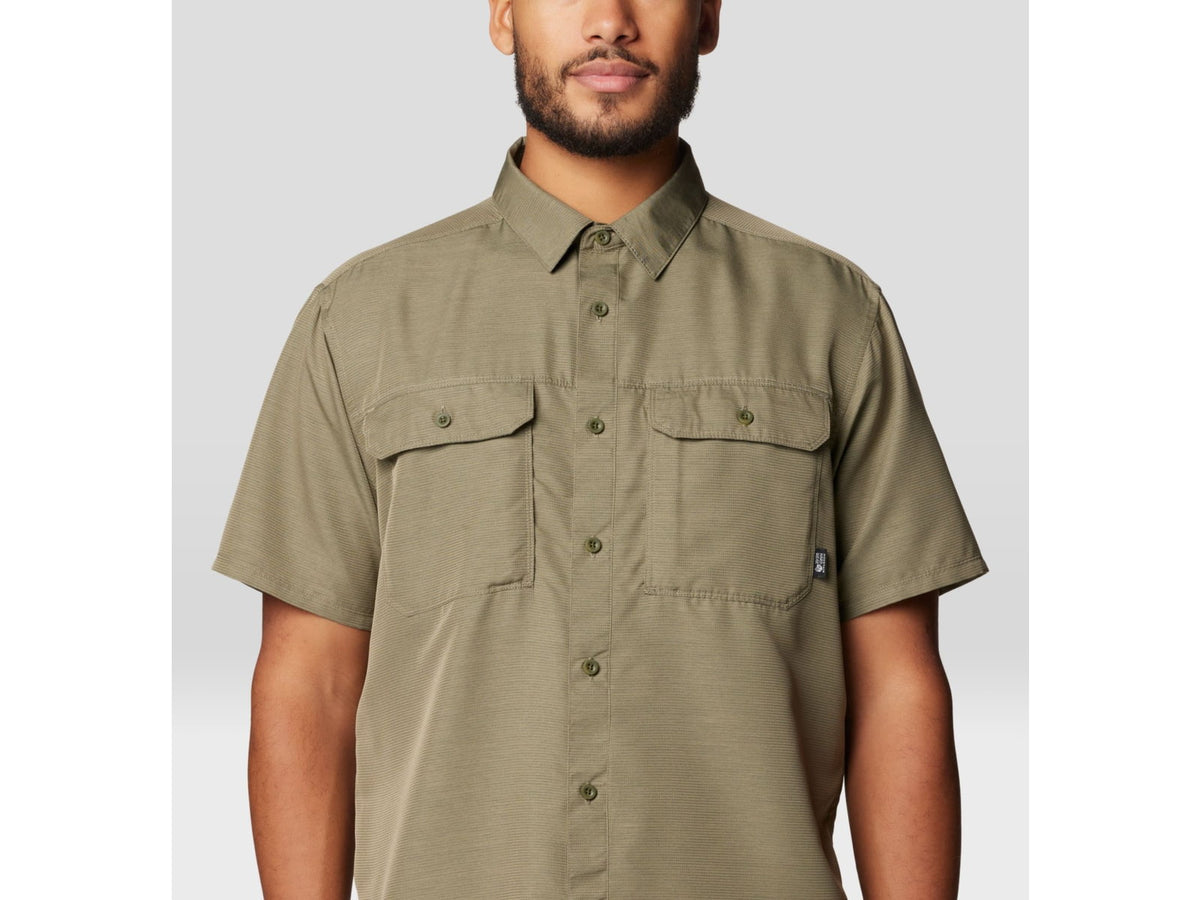 Mountain Hardwear Canyon Short Sleeve T-Shirt - Men's Stone Green M