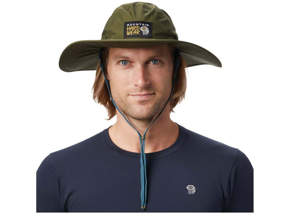 Mountain Hardwear Exposure/2 Gore-Tex Paclite Rain Hat Dark Army 1878091304