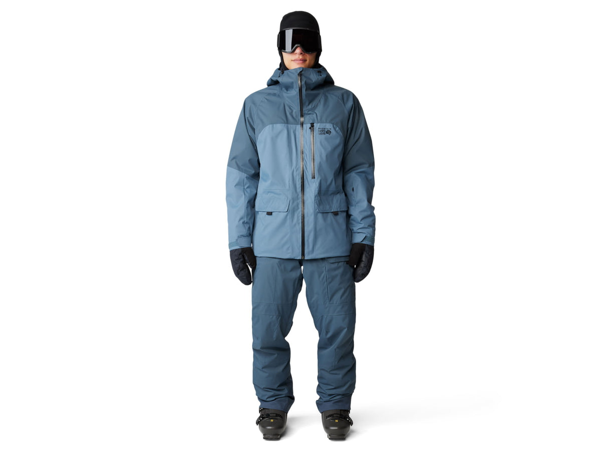 Mountain Hardwear Firefall Insulated Jacket - Men's Asiatic Blue/Montauk Blue Large