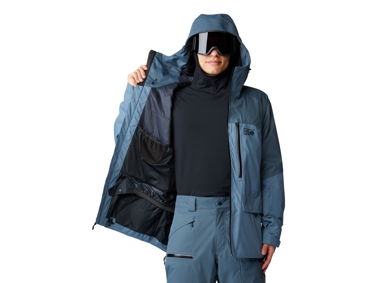Mountain Hardwear Firefall Insulated Jacket - Men's Asiatic Blue/Montauk Blue Large