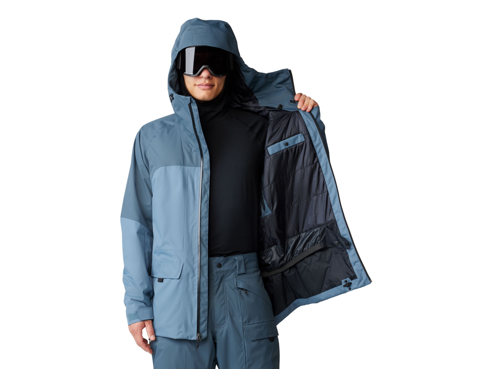 Mountain Hardwear Firefall Insulated Jacket - Men's Asiatic Blue/Montauk Blue Large
