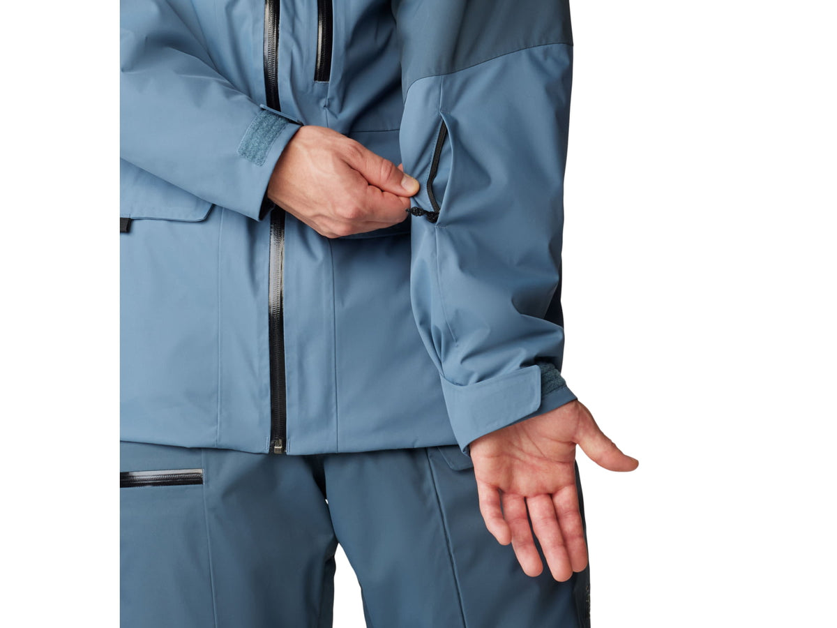 Mountain Hardwear Firefall Insulated Jacket - Men's Asiatic Blue/Montauk Blue Large