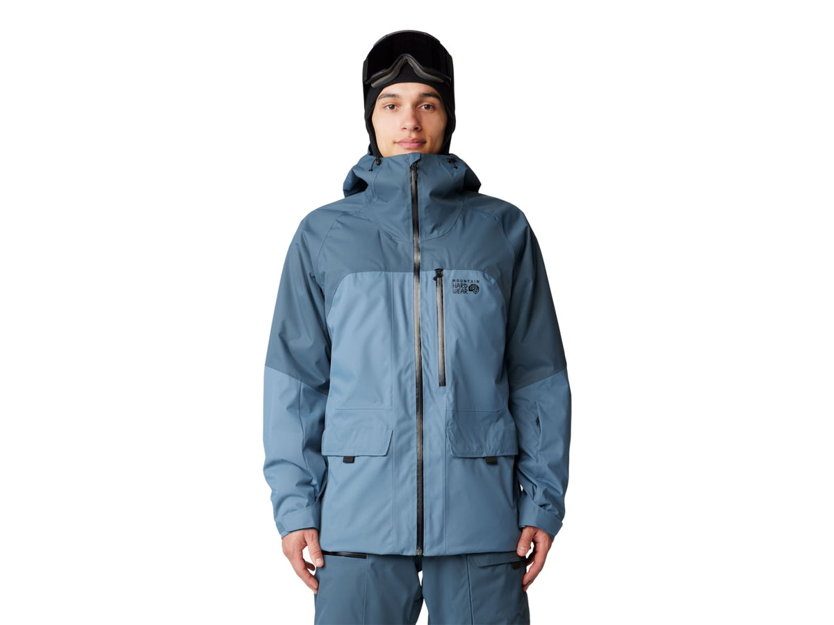 Mountain Hardwear Firefall Insulated Jacket - Men's Asiatic Blue/Montauk Blue Large