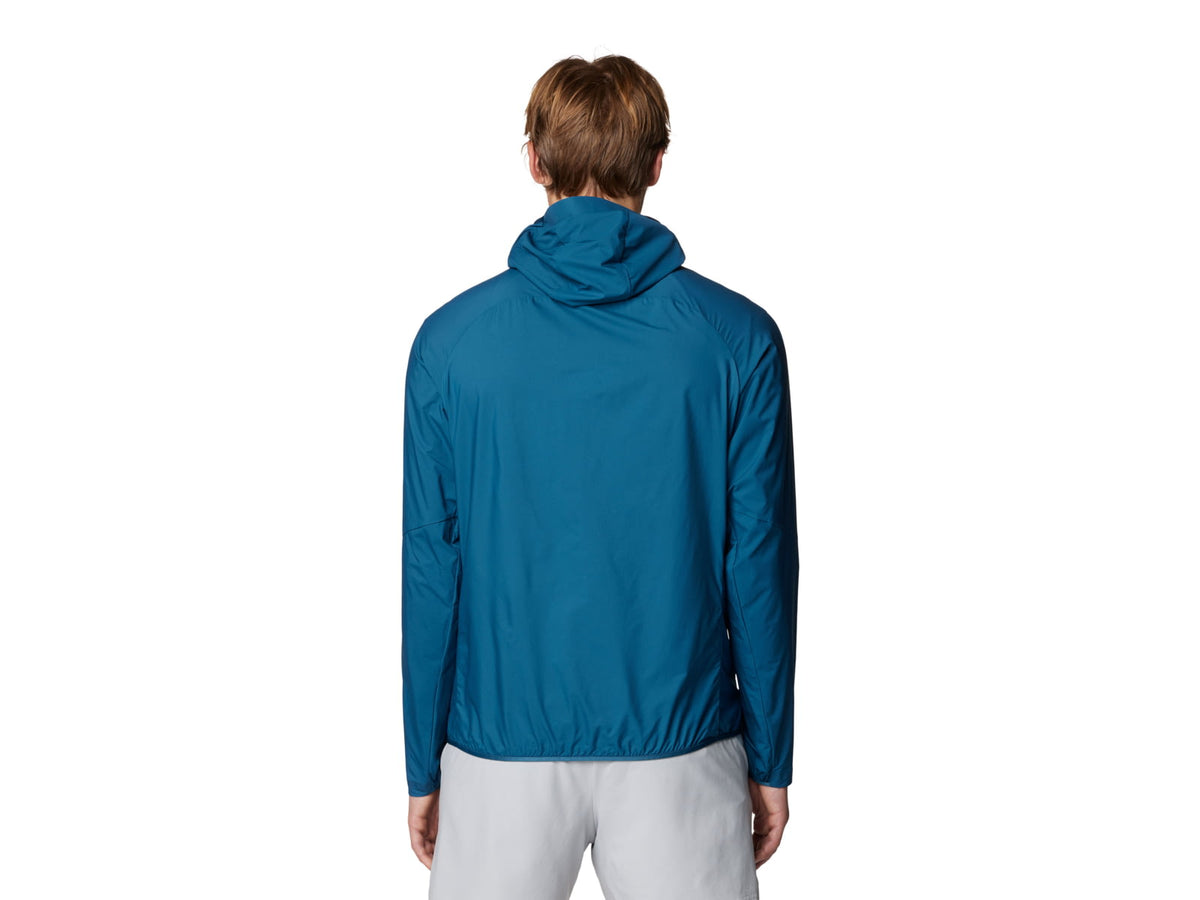 Mountain Hardwear Kor AirShell Hybrid Hooded Jacket - Men's Dark Caspian
