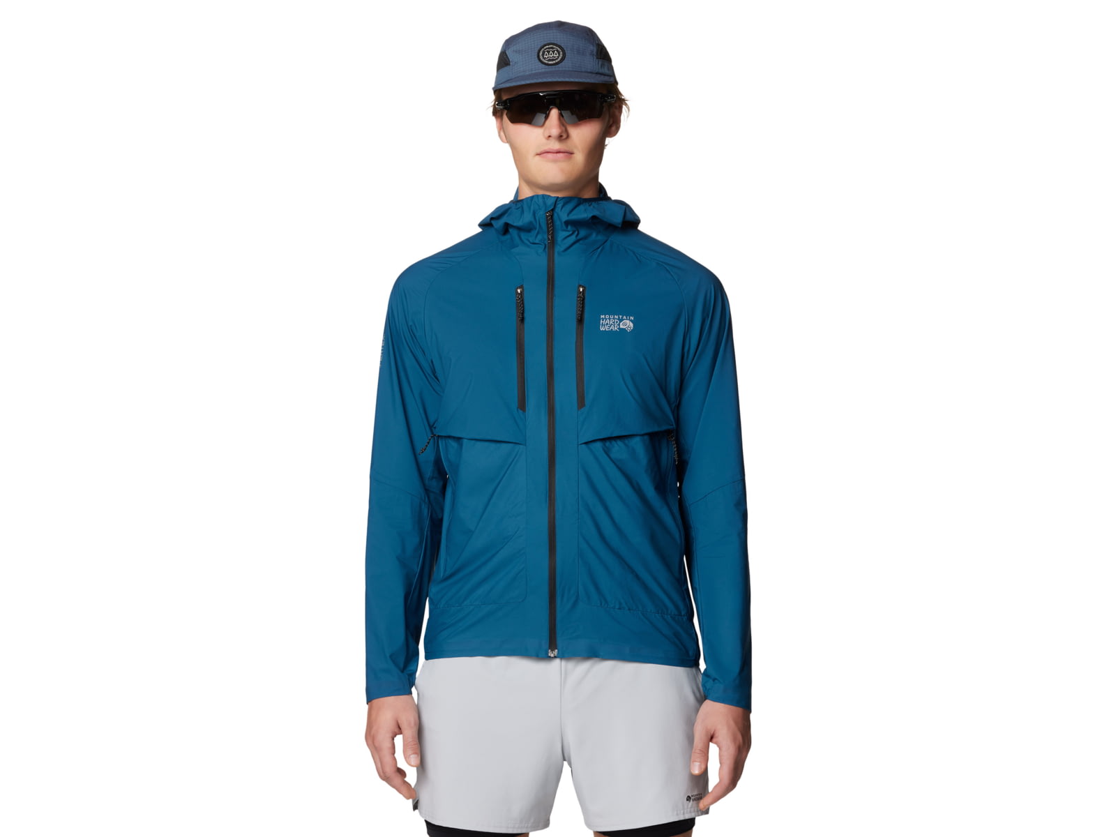 Mountain Hardwear Kor AirShell Hybrid Hooded Jacket - Men's Dark Caspian