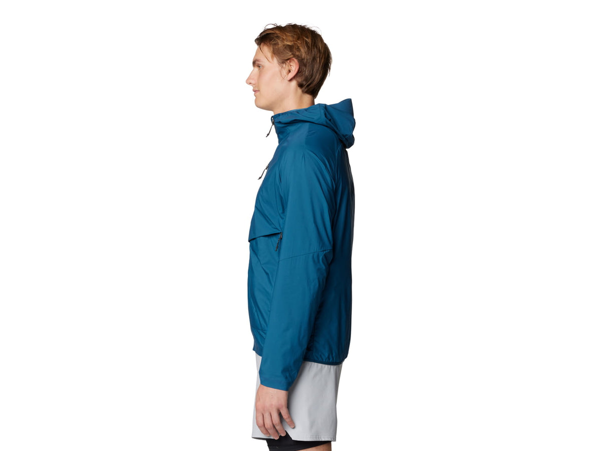 Mountain Hardwear Kor AirShell Hybrid Hooded Jacket - Men's Dark Caspian