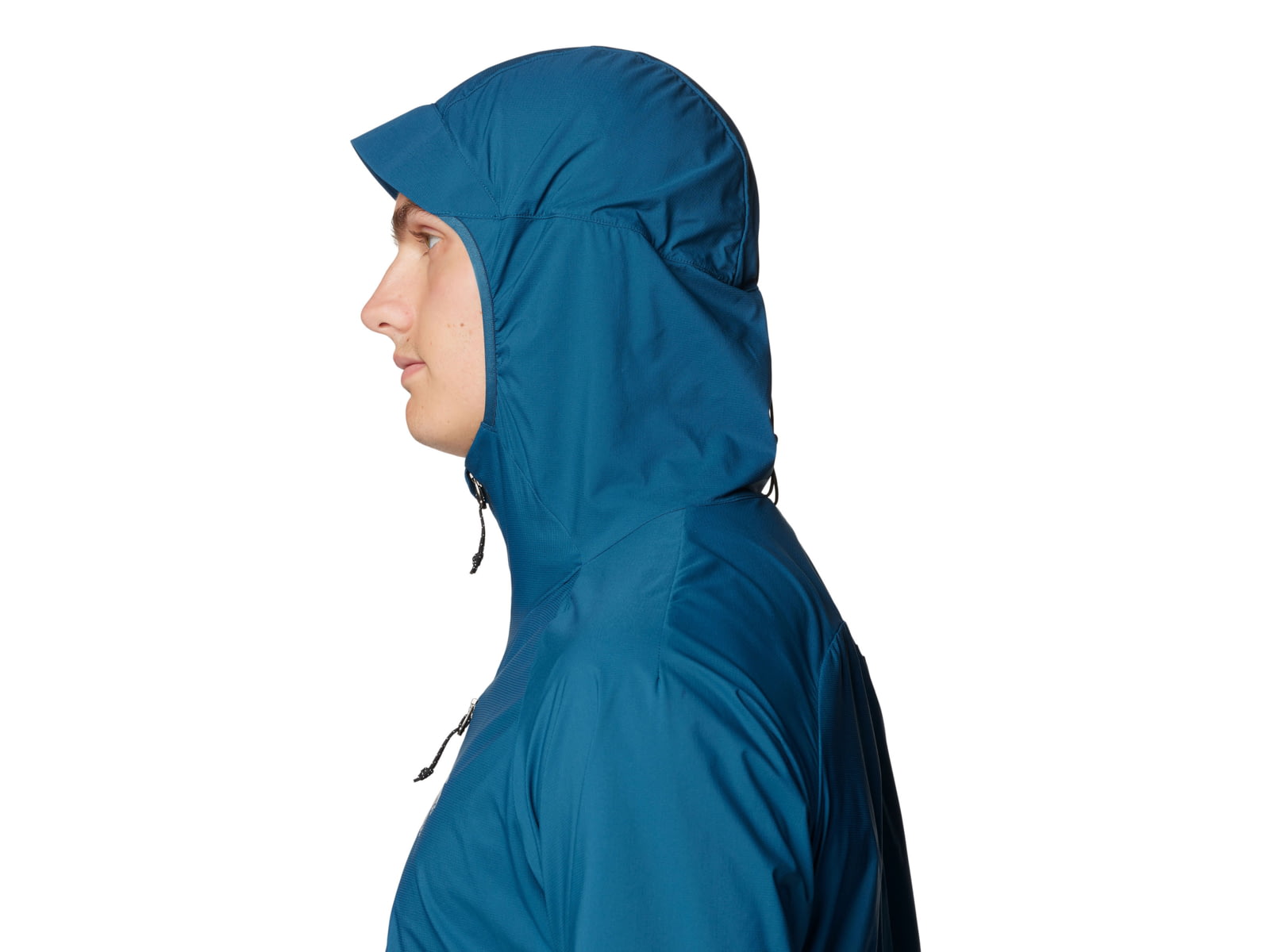 Mountain Hardwear Kor AirShell Hybrid Hooded Jacket - Men's Dark Caspian