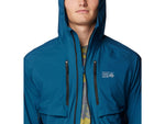 Mountain Hardwear Kor AirShell Hybrid Hooded Jacket - Men's Dark Caspian