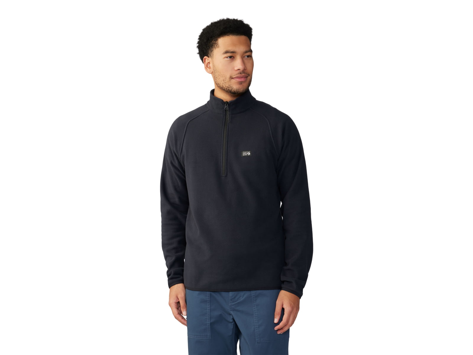 Mountain Hardwear Microchill 1/4 Zip Pullover - Men's Black