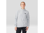 Mountain Hardwear Microchill 1/4 Zip Pullover - Women's Glacial Heather Large