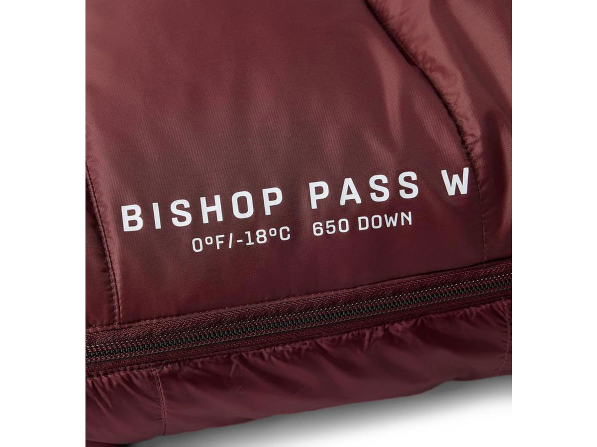 Mountain Hardwear Bishop Pass W 0F/-18C Sleeping Bag - Women's Washed Raisin REGxRH 2105591629-629-REG-RH