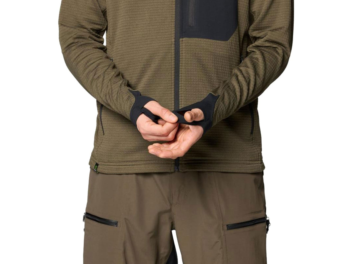 Mountain Hardwear Polartec Power Grid Full Zip Hoody - Men's