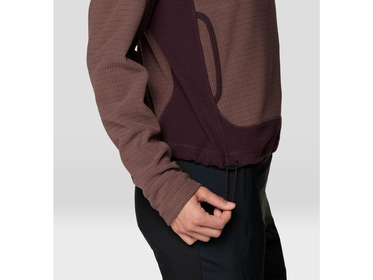 Mountain Hardwear Summit Grid Half Zip Hoody - Women's