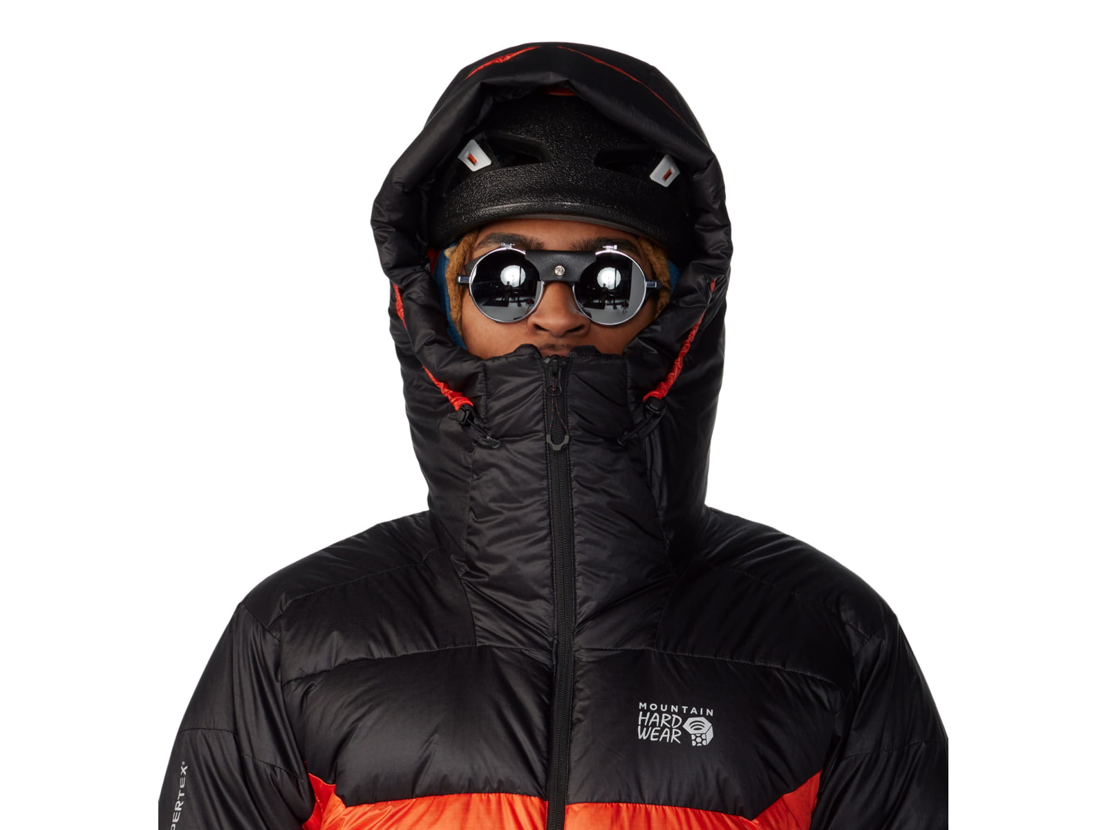 Mountain Hardwear Phantom Belay Down Parka - Men's State Orange/Black