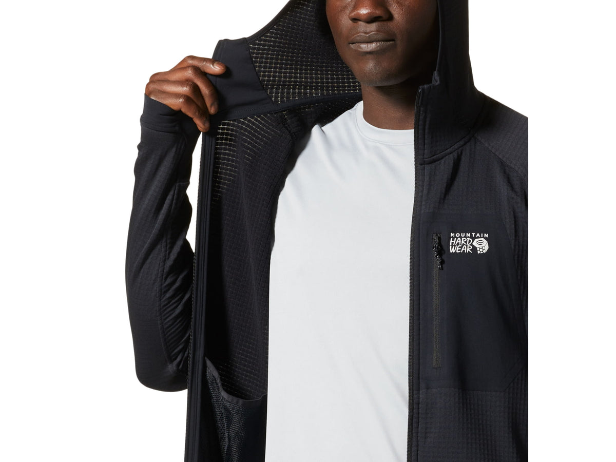 Mountain Hardwear Polartec Power Grid Full Zip Hoody - Men's