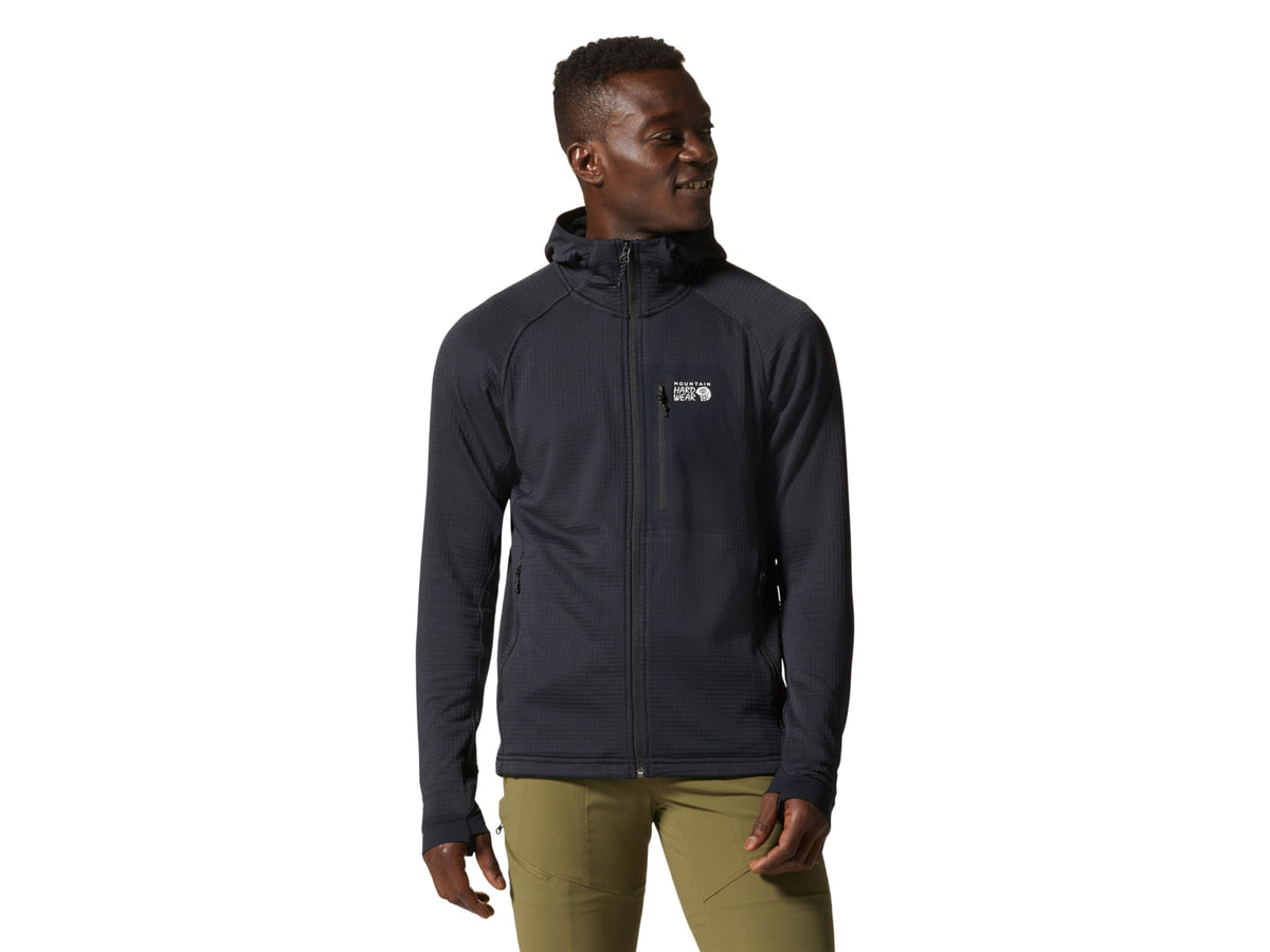 Mountain Hardwear Polartec Power Grid Full Zip Hoody - Men's