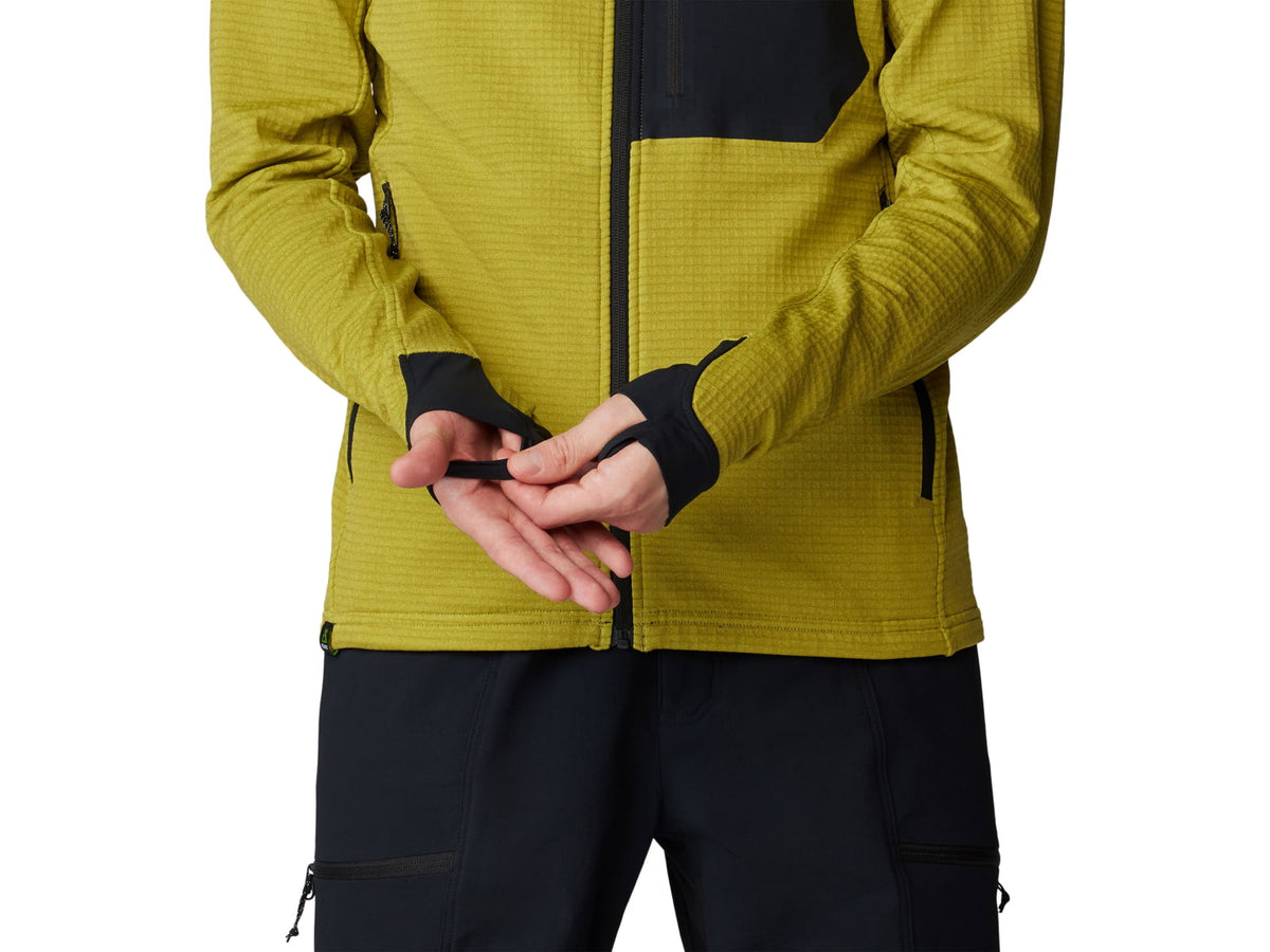 Mountain Hardwear Polartec Power Grid Full Zip Hoody - Men's