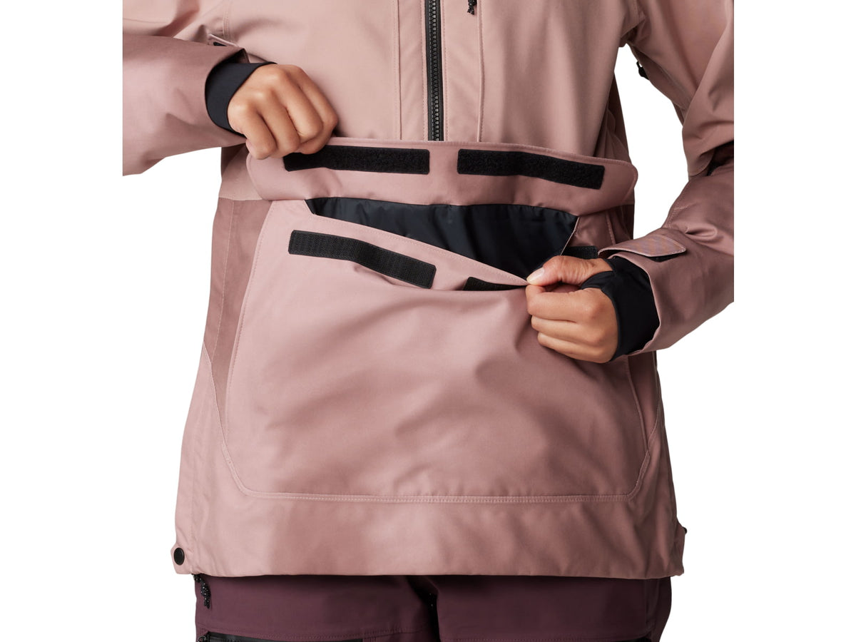 Mountain Hardwear Powder Maven Anorak - Women's Smoky Quartz Smoky Quartz Vapors Print Medium 2090681642-M