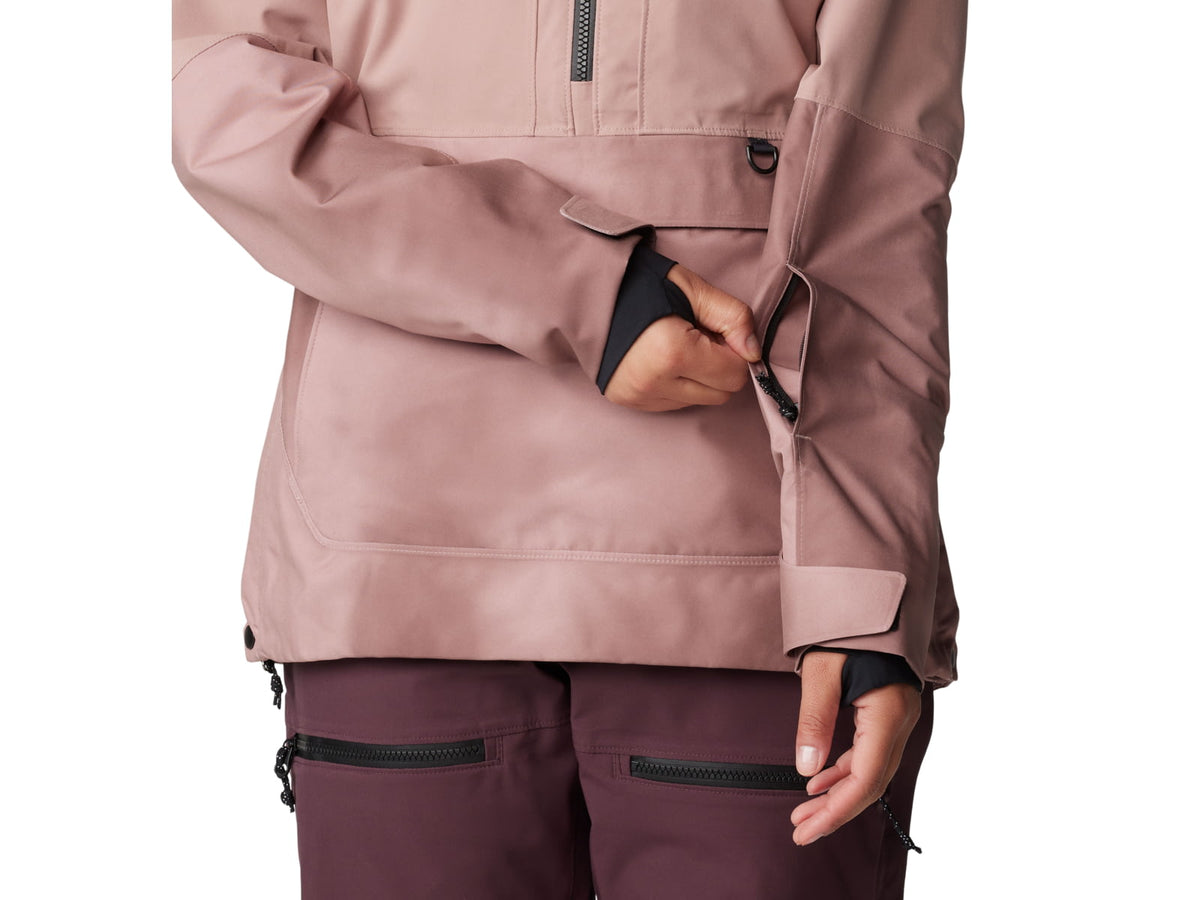 Mountain Hardwear Powder Maven Anorak - Women's Smoky Quartz Smoky Quartz Vapors Print Medium 2090681642-M