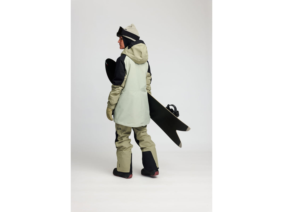 Mountain Hardwear Powder Maven Parka - Women's White Sage Mantis Green Black Small