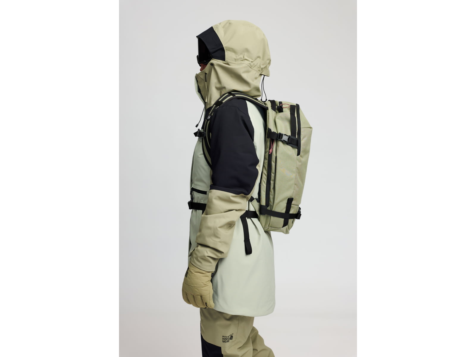 Mountain Hardwear Powder Maven Parka - Women's White Sage Mantis Green Black Small
