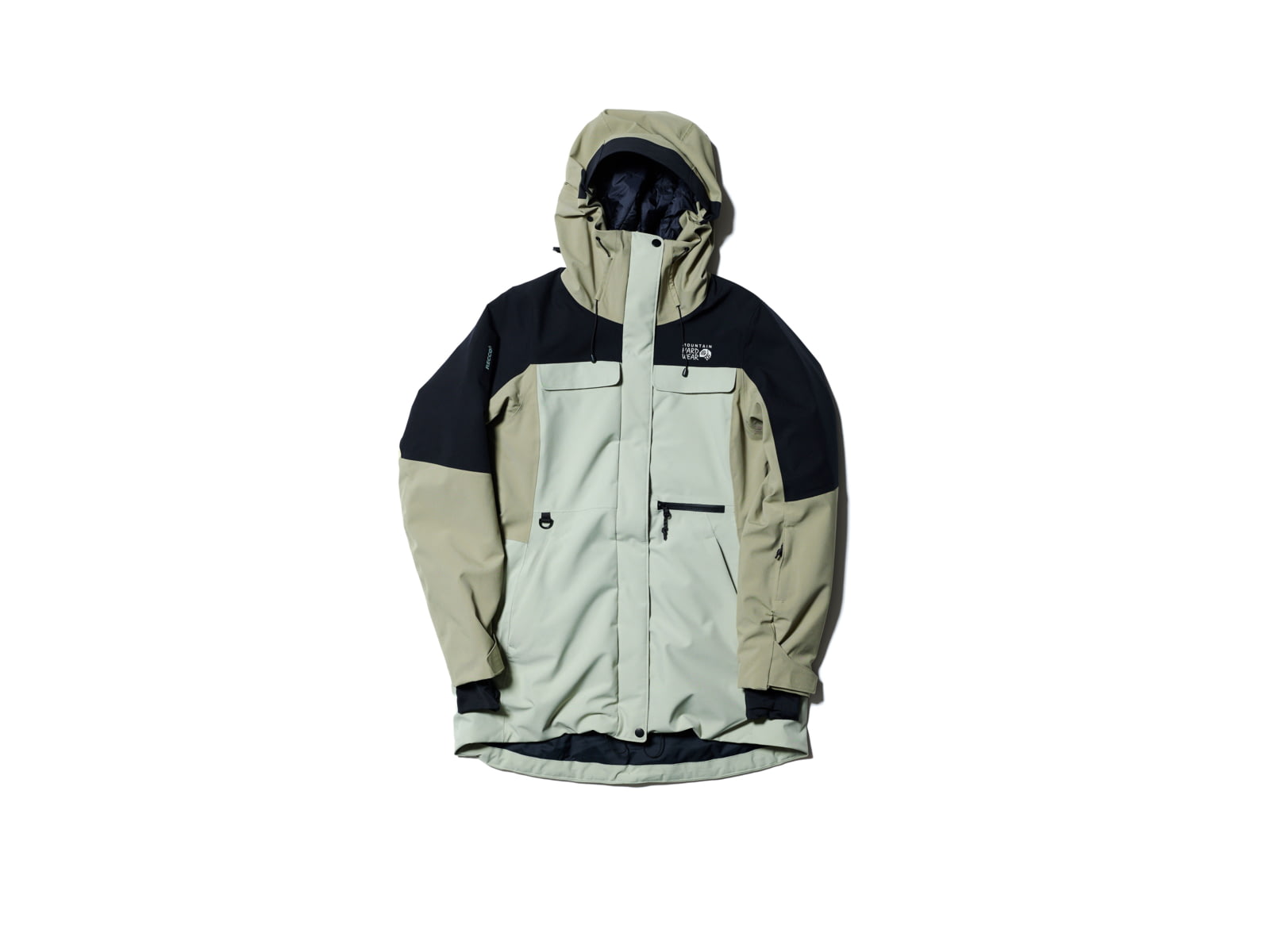 Mountain Hardwear Powder Maven Parka - Women's White Sage Mantis Green Black Small