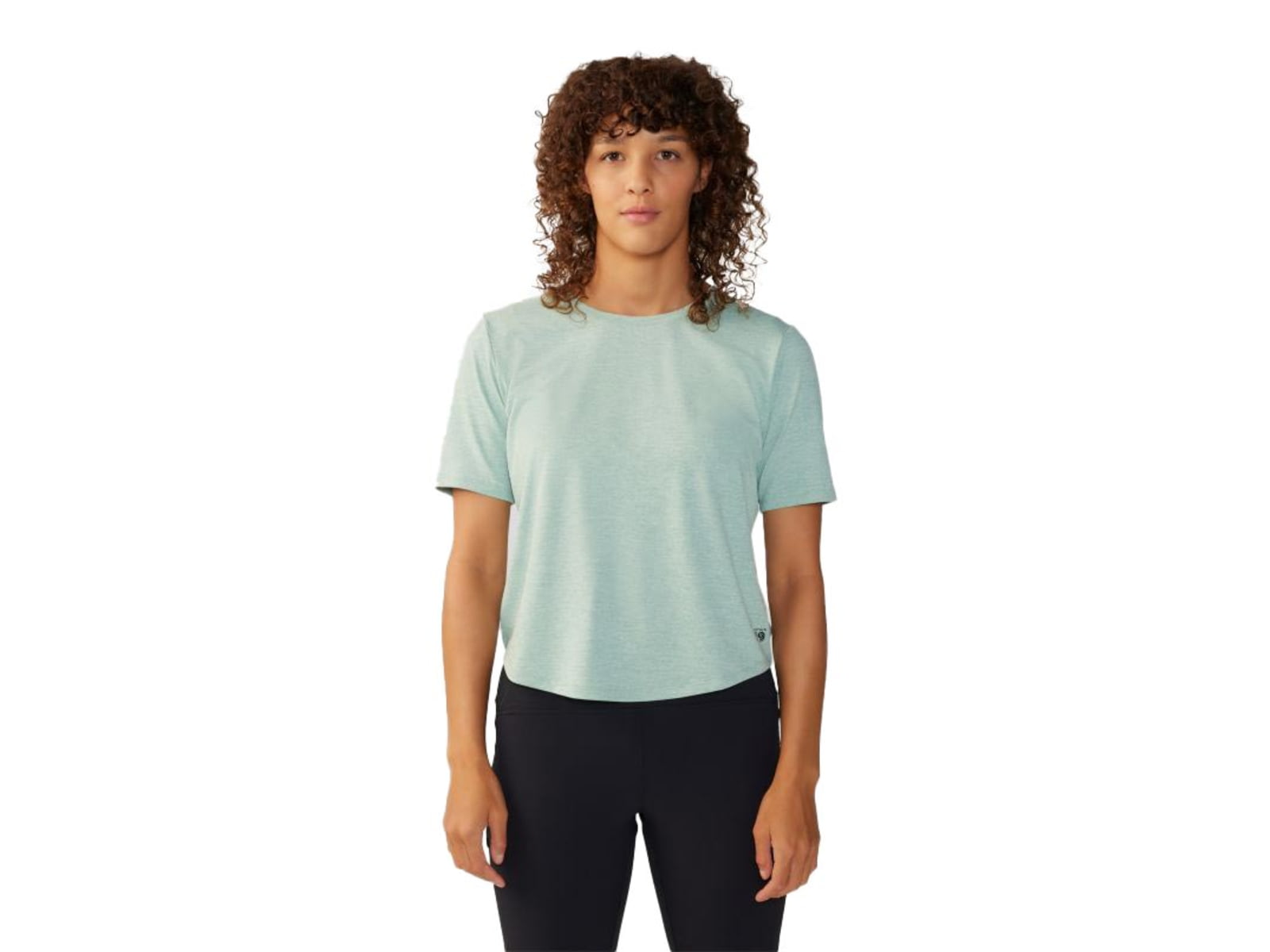 Mountain Hardwear Sunblocker Short Sleeve Shirt - Women's Mineral Spring Heather Small