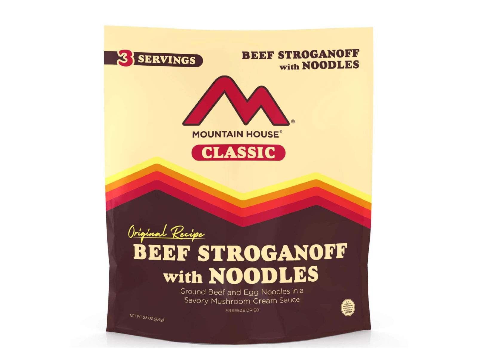 Mountain House Beef Stroganoff with Noodles 3 Servings