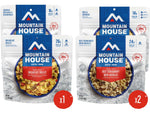 Mountain House Adventure Weekender Kit Can 6 Pouches 12 Total/Kit