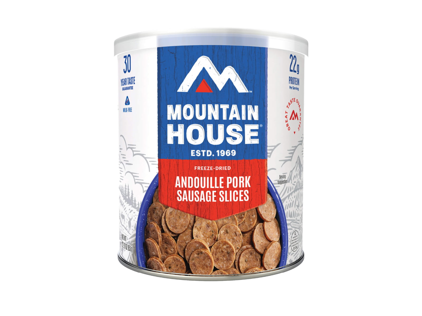 Mountain House Andouille Pork Sausage Slices Can