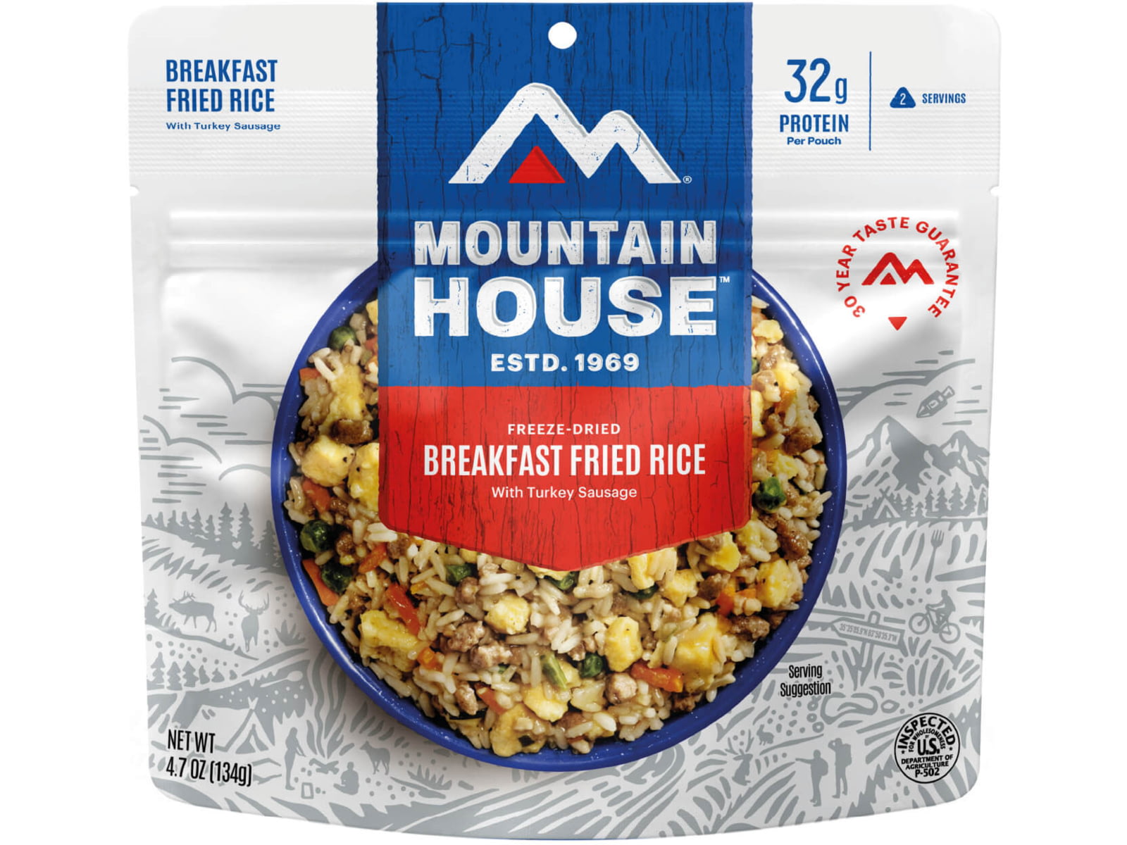 Mountain House Breakfast Fried Rice w/ Turkey Sausage 2 servings
