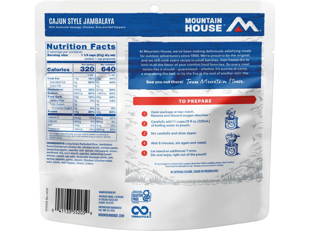 Mountain House Cajun Style Jambalaya 2
