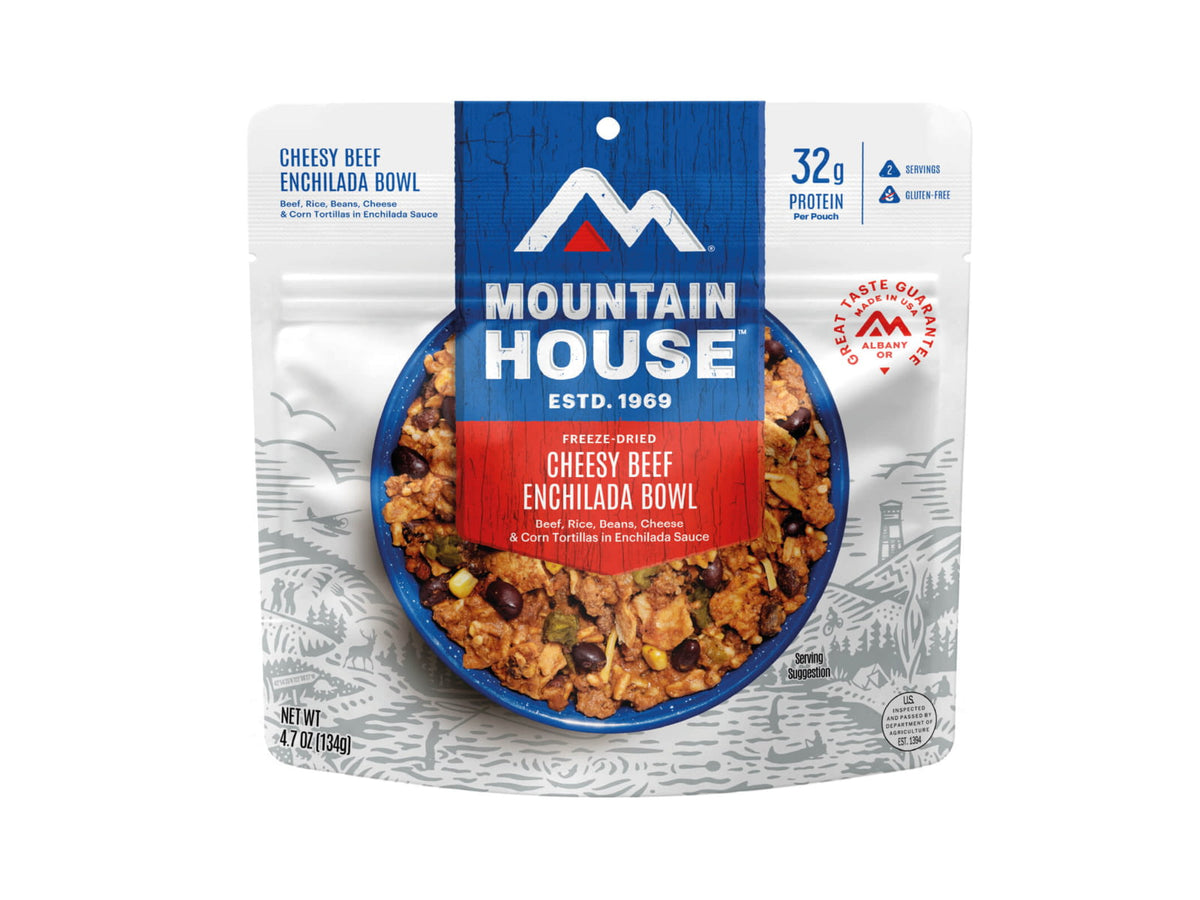 Mountain House Cheesy Beef Enchilada Bowl 2 servings