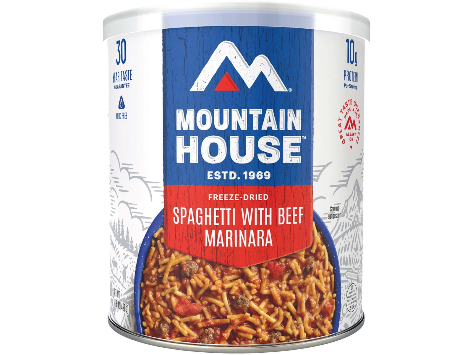 Mountain House Classic Spaghetti with Meat Sauce Can 1