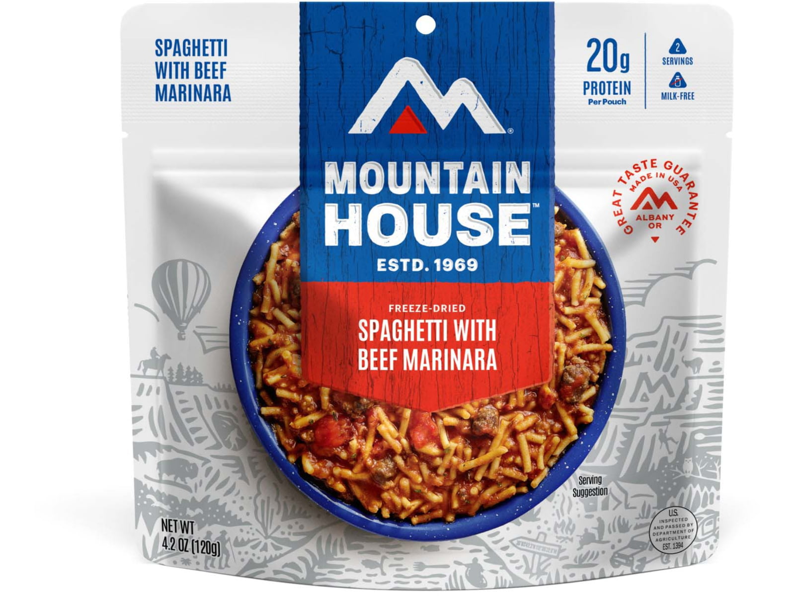 Mountain House Classic Spaghetti with Meat Sauce Pouch 2